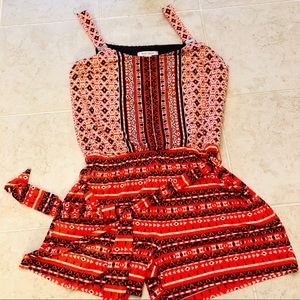 WHBM | Geometric-patterned Romper